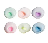 6 Pièces Boules De Sable Anti-Stress, Jouet Anti-Stress Malléable, Exercice pour Les Mains à Remontée Lente, Balle Antistress à Vide, Jouets Sensoriels à Presser pour Et Adultes