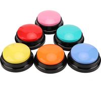 6 pièces bouton d'enregistrement chien Multifonctions Portable 30 secondes d'enregistrement Parler boutons pour chats chiens animaux de compagnie