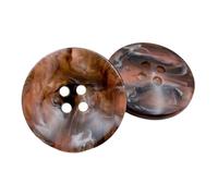 6 pièces boutons décoratifs ronds en résine pour projets de couture, Couleur 2, 28mm