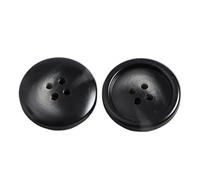 6 pièces boutons ronds brillants en résine pour vêtements, Couleur 1, 22.5mm