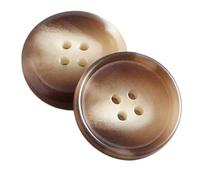 6 pièces boutons ronds brillants en résine pour vêtements, Couleur 10, 25mm