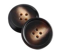 6 pièces boutons ronds brillants en résine pour vêtements, Couleur 12, 27.5mm