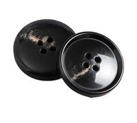 6 pièces boutons ronds brillants en résine pour vêtements, Couleur 5, 22.5mm