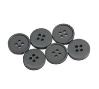 6 pièces boutons ronds en résine pour vêtements et projets de bricolage, Couleur 8, 15mm