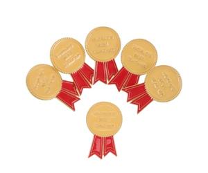 6 Pièces Broche D’enseignant en Alliage, Finition Élégante | Présent Remerciement Maitresse, Badge Enseignants, pour Profs et Mentors, Tenue Sûre