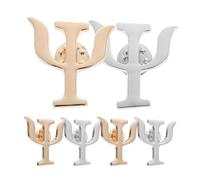 6 Pièces Broche Symbole Psi en Alliage Vintage, Or et Épingle | Fermoir Sécurisé, Facile à Fixer, pour Psychologues, Médecins et Infirmiers, Fêtes, Anniversaires, Usage Professionnel