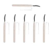 6 Pièces Brosse à Cils Outil Maquillage Yeux en Silicone, Capuchon | PP Réutilisable, Peigne de Précision pour Cils Collés et Sourcils, Usage Maquillage, Voyage