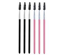 6 Pièces Brosse à Sourcils, Goupillon Cils, Pinceau Goupillon Applicateur de Mascara, Brosse à Sourcils, pour Façonner et Modeler les Sourcils