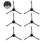 6 Pièces Brosses Latérales pour Dreame X30 Ultra/L10s Pro Ultra Heat, Rechange Bross Latérales pour L20 Ultra/L10s Ultra Gen 2/E30 Ultra/L40 Ultra AE/Mova S10 Aspirateurs Robots Silicone Souple