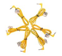 6 Pièces Câble de Mise à Terre Antistatique Jaune 1,8m