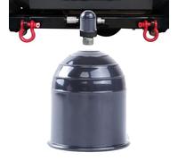 6 Pièces Cache Boule Attelage avec Serrure Couvercle D'attelage De Remorque Capuchon De Protection De Boule d'attache Remorque Parfait pour Remorque Camion Plastique