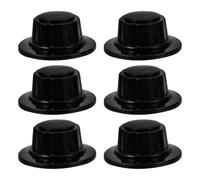 6 Pièces Cache Écrou Ventilateur Noir Plastique pour Pale et Axe
