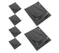 6 Pièces Classeur de Partitions Musicales A4 Noir en Plastique PVC | Feuilles Transparentes à Double Poche, Pages Anti-curling, pour Archivage et Pratique, Compatibles Classeurs