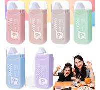 6 Pièces Colle Scrapbooking Accessoires Transparentes, Souris Roller Colle Ruban Adhésif Double Face, Rouleaux Roller de Colle, pour Scrapbooking, Fabrication de Cartes, Album Photo, Bricolage