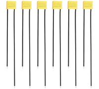 6 Pièces Condensateurs de Suppression des Interférences 0.15µF 275V X2 | Condensateur Contre Le Scin Condensateurs Antiparasites Condensateur Sécurité pour Lampes LED Clignotantes