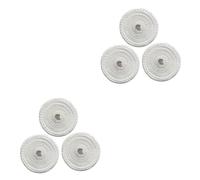 6 Pièces Corde Tressée Char Siew Filet à Jambon Volaille Filets De Boucherie Pour La Viande Ficelle De Boulanger En Coton Filet à Viande De Jambon Blanche Fil De Coton TOPBATHY