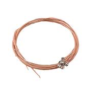 6 pièces cordes de fil d ' acier pour guitare folk 6 cordes de remplacement de cordes de guitare acoustique pour les artistes débutants remplacement de cordes durables antirouille