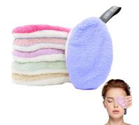 6 Pièces Coton Demaquillant,Coton Demaquillant Lavable,Coton Reutilisable Lavable,Coton Lavable,Lingette Demaquillante Lavable,Convient à Tous les Types de Peau,Nettoyage et Démaquillage en Douceur