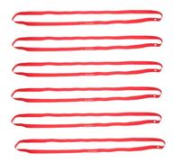 6 Pièces Coussinet de Protection 24 Pouces en Nylon Rouge | Doublure de Roue Haute Pression, Bords Amortis, pour Tubes, Usage Atelier et Déplacements Quotidiens