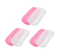 6 Pièces Coussinet Frontal Réutilisable, Flanelle | Maintien Stable, Bord Renforcé Antidérapant, Surface Non Adhérente, pour Techniciennes et Voyages