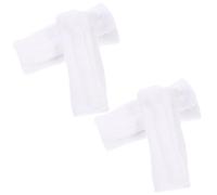 6 Pièces Coussinets D'oreille, Anti-douleur, Confort | Polyester Blanc, Réduit les Frottements, Port Prolongé, Garçon Fille et Soignants, Usage Quotidien et Déplacement