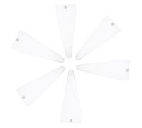 6 Pièces Couverture de stockage des ciseaux accessoires transparent mallette de rangement pour outils de coiffure pochette de rangement pour coiffeurs PVC