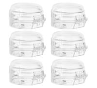 6 Pièces Couvre-poignées Cuisine Bébé, Verrou pour Bouton de Four | Plastique Simple et Élégant, Usage la Cuisine, Empêche les Manipulations Accidentelles, pour Garçon et Filles et Foyer