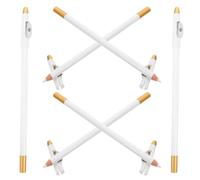 6 Pièces Crayon Maquillage Multifonction Crayon Intégré pour Sourcils Yeux et Barbe Précis Portable pour Hommes et Femmes