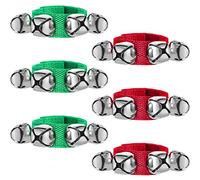 6 Pièces de Bracelet de Grelots de Noël Bande de Poignet de Cloche de Noël Bracelets de Cloches pour Accessoires Festival de Noël