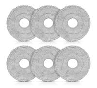 6 pièces de chiffons de rechange pour Dreame L10s Ultra Gen 2 / Gen 3 / L10s Pro Ultra / X40 / X50 Ultra / X50 Master / L40 Ultra AE / L40 Ultra/Mova E30 Ultra / P50 Pro Ultra Accessoires pour