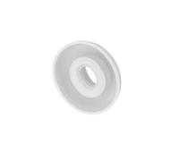 6 pièces de Housses pour écouteurs pour Oppo Enco Air 2i/Air 3i/Air 3 Pro/Air 4 Pro/Free 3, Embouts en Silicone pour écouteurs Intra-Auriculaires, Housses pour écouteurs S M L (Blanc Lait)