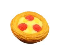 6 pièces de maisons de poupée miniatures œufs tarte simulation gâteau pain dessert modèle réaliste nourriture décoration fournitures de fête