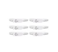 6 Pièces de Mesure de Largeur de Gobelets Vierges de Sublimation, Mesureur de Largeur Précis en PP, Ruban à Mesurer de 22 Pouces pour les Blancs de