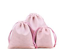 6 pièces de pochettes en velours pour bijoux, petits sacs en tissu avec cordon de serrage, sachets en velours pour cadeaux, sacs en tissu à remplir pour bijoux, mariage, Noël, anniversaire, fête