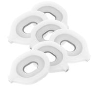6 Pièces de Rechange pour Trompette, Kit de Réparation des Valves | Rondelles et Joints pour Assemblage, Plastique et Métal Blanc, Atelier ou Séance de Pratique