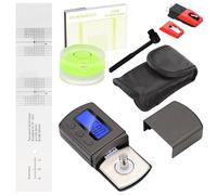 6 pièces de réglage et de réglage pour tourne-disque : ensemble d'aiguilles de lecture numérique avec azimut, libellule et gabarit de surplomb, brosse de nettoyage, aiguille de rechange pour