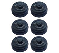 6 pièces de remplacement de diaphragmes pour aquariums, pompes à oxygène, accessoires d ' air en caoutchouc et Silicone, partie de diaphragme d ' aquarium, tasse en Silicone de remplacement d ' air
