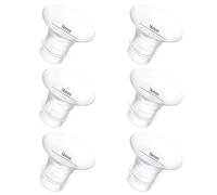 6 pièces d'inserts de bride de tire-lait 16mm compatibles avec Momcozy/Spectra/Medela/eufy/Elvie/Lansinoh/Paruu P10 tire-lait, compatibles avec Momcozy M5/M9/M6/V2 Pro/V2 pro/S12 Pro/eufy E10 S1 S1