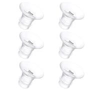 6 pièces d'inserts de bride de tire-lait 22mm compatibles avec Momcozy/Spectra/Medela/eufy/Elvie/Lansinoh/Paruu P10 tire-lait, adaptés pour Momcozy M5/M9/M6/V2 Pro/V2 pro/S12 Pro/eufy E10 S1 S1 Pro