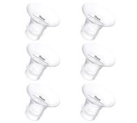 6 pièces d'inserts de bride de tire-lait de 19 mm compatibles avec Momcozy/Spectra/Medela/eufy/Elvie/Lansinoh/Paruu P10 tire-lait, pour tire-lait Momcozy M5/M9/M6/V2 Pro/V2 pro/S12 Pro/eufy E10 S1 S1