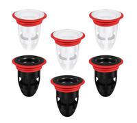 6 Pièces Dispositif Anti-odeurs pour Siphon, Pp Silicone, Lot 6 | Anti-refoulement, Usage Multifonction, Haute Température, pour Machine à Laver et Tuyaux