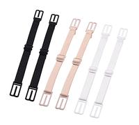6 Pieces Elastic Bra Strap Clips de Sangle de Soutien-Gorge Elastiques, Maintien Bretelle de Soutien Gorge Anti Slip Elastique Invisible Antidérapantes Support de Sangle de Soutien-Gorge