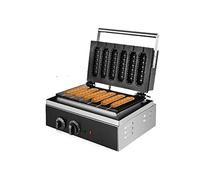 6 pièces électrique gaufre saucisse fabricant antiadhésif sucette bâton Muffin croustillant français maïs Hot Dog Machine cuisine appareil ménager Résistant à la Corrosion