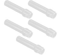 6 Pièces Embout de Paille en Silicone Support Vertical | Compatible Pailles de 8 à 9mm, Forme Droite, Embout Ergonomique, Nettoyage Facile, Usage Quotidien Mobile