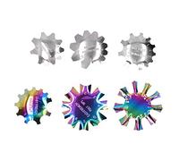 6 pièces en acier inoxydable français Nail Art coupe-bordure bricolage ligne facile modèle d'ongle ensemble d'outils Kit de conception de manucure professionnelle pour une