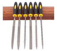 6 Pièces En Métal Mini Assortiment Râpe Jeu De Fichiers D'aiguille De Diamant Outil De Réparation Bijoux Bois Meulage Main Fichier Outils 140x3mm