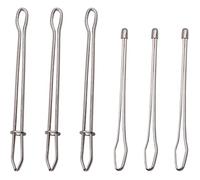 6 Pièces Enfile Aiguilles Cordon, Enfile Aiguilles Ruban, Clips Enfil Aiguilles pour Enfiler des Cordons, pour Ruban, Ceinture Élastique, Bande Caoutchouc