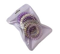 6 Pièces/ensemble Attaches De Cheveux Coloré Élastique En Plastique Bande De Cheveux En Caoutchouc Cordon Téléphonique Chouchous Accessoires De Cheveux Chapeaux(4)