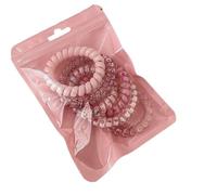 6 Pièces/ensemble Attaches De Cheveux Coloré Élastique En Plastique Bande De Cheveux En Caoutchouc Cordon Téléphonique Chouchous Accessoires De Cheveux Chapeaux(5)