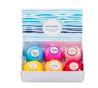 6 Pieces/Ensemble Bain Bombe Balles Couleurs Classiques Et Design Durable Simple Hydratant Exfoliant Huile-Contrôle Corps Sel Bulle